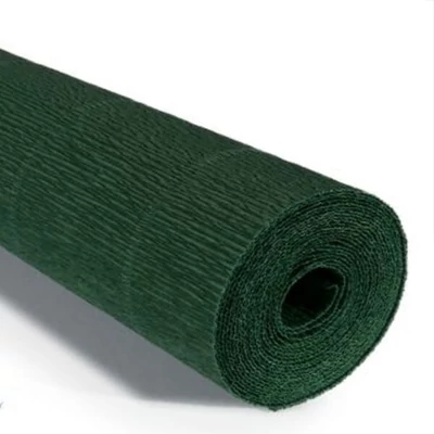 Virágkrepp-papír, 180 g, 50x250 cm - 561 fenyőzöld