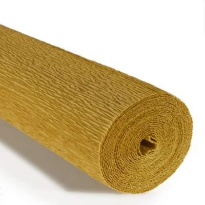 Virágkrepp-papír, 180 g, 50x250 cm - 579 mustársárga