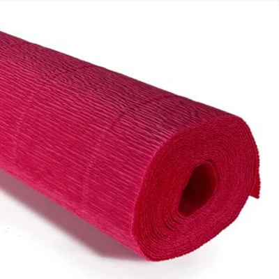 Virágkrepp-papír, 180 g, 50x250 cm - 582 világospiros
