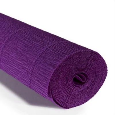 Virágkrepp-papír, 180 g, 50x250 cm - 593 bíborlila