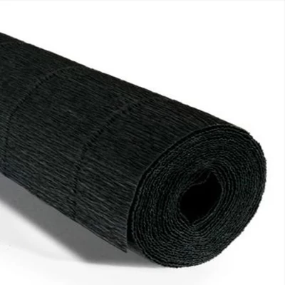 Virágkrepp-papír, 180 g, 50x250 cm - 602 fekete