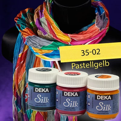 Deka Silk selyemfesték 50 ml - 02 pasztellsárga