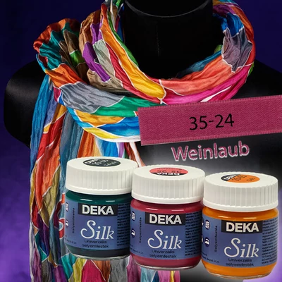 Deka Silk selyemfesték 50 ml - 24 szőlőlevél