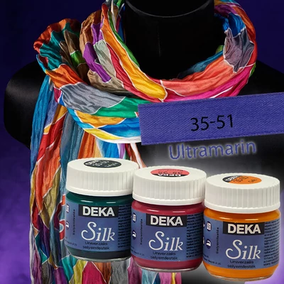Deka Silk selyemfesték 50 ml - 51 ultramarinkék
