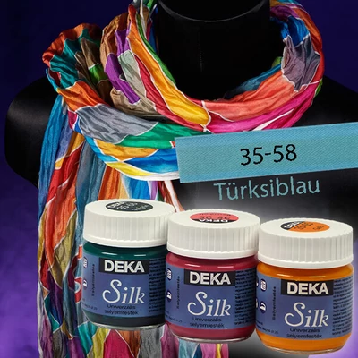 Deka Silk selyemfesték 50 ml - 58 türkizkék