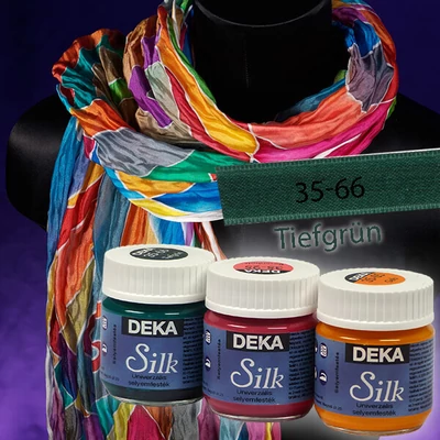 Deka Silk selyemfesték 50 ml - 66 sötétzöld