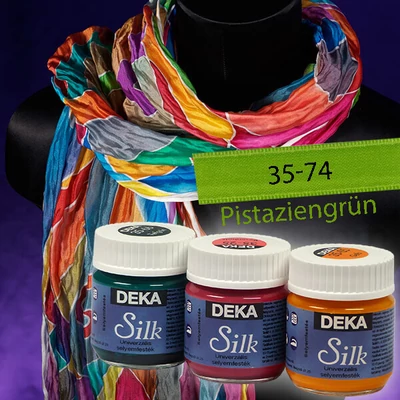 Deka Silk selyemfesték 50 ml - 74 pisztáciazöld