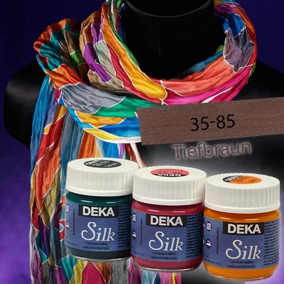Deka Silk selyemfesték 50 ml - 85 sötétbarna