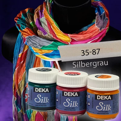 Deka Silk selyemfesték 50 ml - 87 ezüstszürke