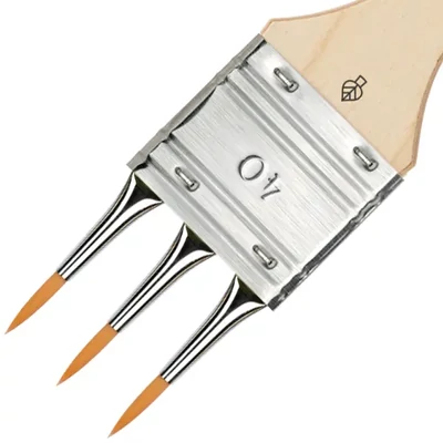 Da Vinci 11543, szintetikus, fogazott dekorecset - 40, 3 ágú