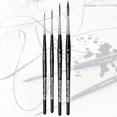 Da Vinci Casaneo 1290 szintetikus, hegyes ecset - különféle méretekben