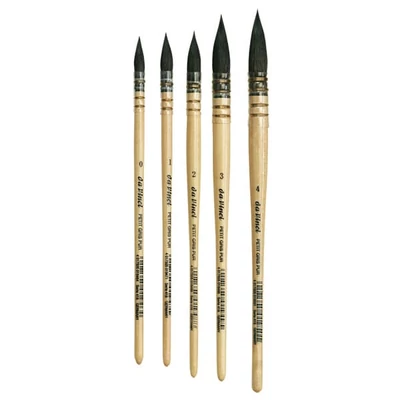 Da Vinci Petit Gris Pur 418 mókusszőr, kerek ecset - különféle méretekben