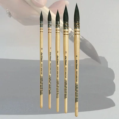 Da Vinci Petit Gris Pur 418 mókusszőr, kerek ecset - különféle méretekben