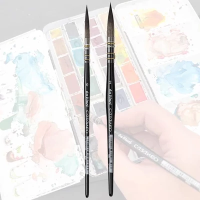 Da Vinci Casaneo 490 szintetikus, kerek ecset - különféle méretekben