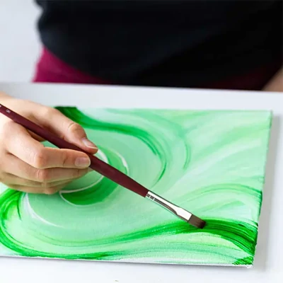 Da Vinci College 8740 szintetikus, lapos ecset  - különféle méretekben