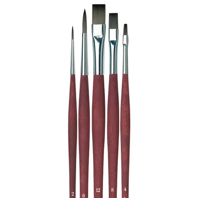 Da Vinci College ecsetkészlet szintetikus, vegyes, 5 db
