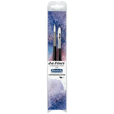 Da Vinci Casaneo White for Schmincke Horadam Aquarell Supergranulation ecsetkészlet,, szintetikus, vegyes, 2 db