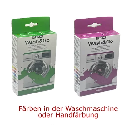 Deka Wash&amp;Go textilfesték mosógéphez - különféle színekben