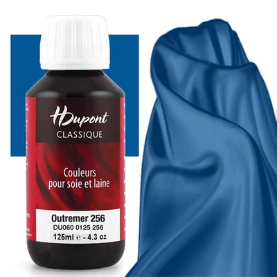H Dupont Classique gőzfixálós selyemfesték 125 ml - 256 tengerentúli kék, bleu outremer