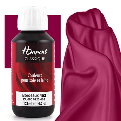 H Dupont Classique gőzfixálós selyemfesték 125 ml - 463 bordó, bordeaux