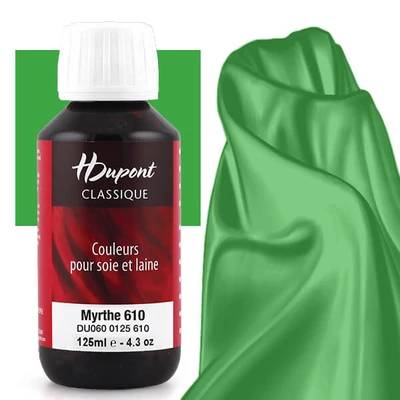 H Dupont Classique gőzfixálós selyemfesték 125 ml - 610 mirtuszzöld, myrthe