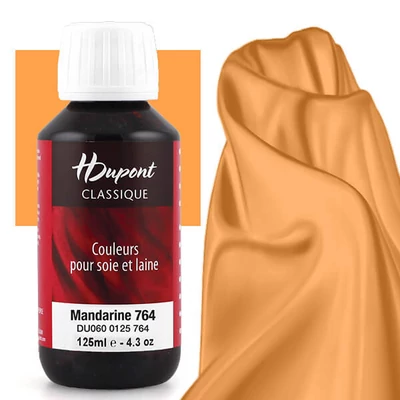 H Dupont Classique gőzfixálós selyemfesték 125 ml - 764 mandarin, mandarine