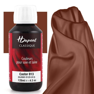 H Dupont Classique gőzfixálós selyemfesték 125 ml - 813 hódbarna, castor