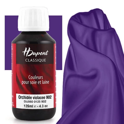H Dupont Classique gőzfixálós selyemfesték 125 ml - 902 orhideaviola, orchidee violacee