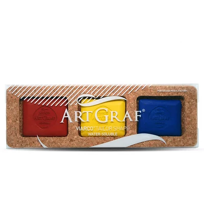 Viarco ArtGraf Tailor Shape akvarellkréta készlet - Primary colors