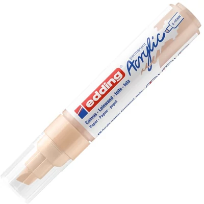 edding 5000 akril marker (filctoll), vágott végű, B (5-10 mm) - 255, warm beige