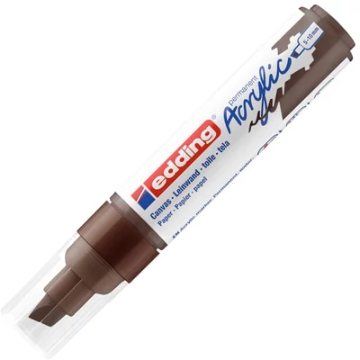edding 5000 akril marker (filctoll), vágott végű, B (5-10 mm) - 907, chocolate brown