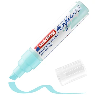edding 5000 akril marker (filctoll), vágott végű, B (5-10 mm) - 916, pastel blue