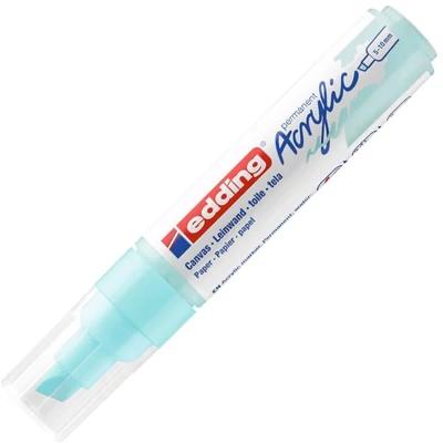 edding 5000 akril marker (filctoll), vágott végű, B (5-10 mm) - 916, pastel blue
