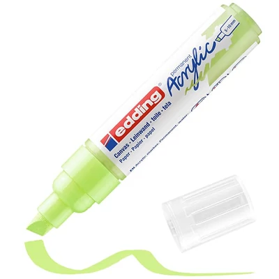 edding 5000 akril marker (filctoll), vágott végű, B (5-10 mm) - 917, pastel green