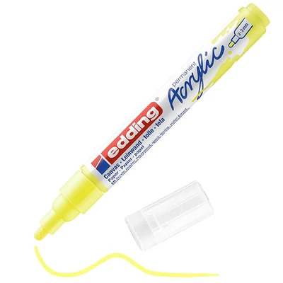 edding 5100 akril marker (filctoll), M (2-3 mm) - 065, neon yellow