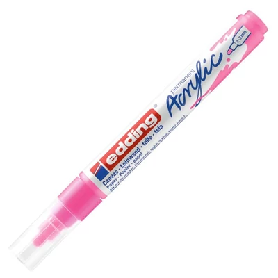 edding 5100 akril marker (filctoll), M (2-3 mm) - 069, neon pink