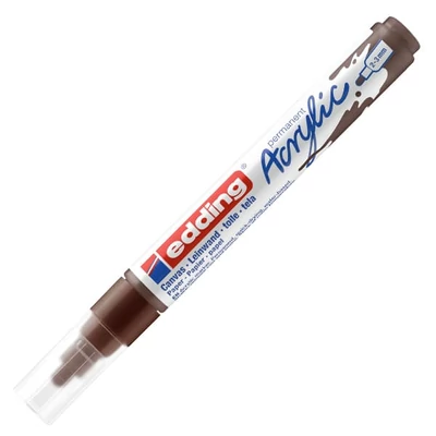 edding 5100 akril marker (filctoll), M (2-3 mm) - 907, chocolate brown