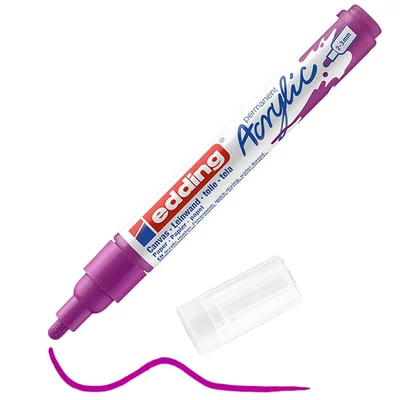 edding 5100 akril marker (filctoll), M (2-3 mm) - 910, berry