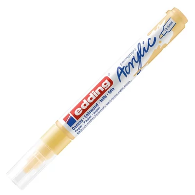 edding 5100 akril marker (filctoll), M (2-3 mm) - 915, pastel yellow