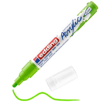 edding 5100 akril marker (filctoll), M (2-3 mm) - 927, yellow green
