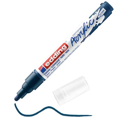 edding 5100 akril marker (filctoll), M (2-3 mm) - 933, elegant midnight