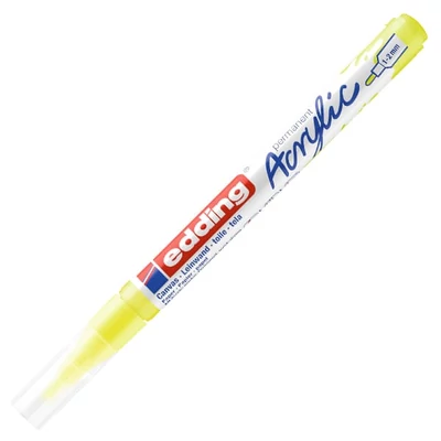 edding 5300 akril marker (filctoll), F (1-2 mm) - 065, neon yellow