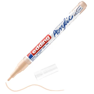 edding 5300 akril marker (filctoll), F (1-2 mm) - 255, warm beige