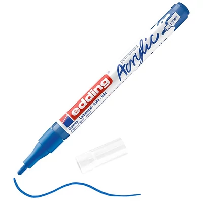 edding 5300 akril marker (filctoll), F (1-2 mm) - 903, gentian blue