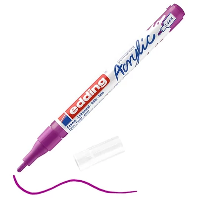 edding 5300 akril marker (filctoll), F (1-2 mm) - 910, berry