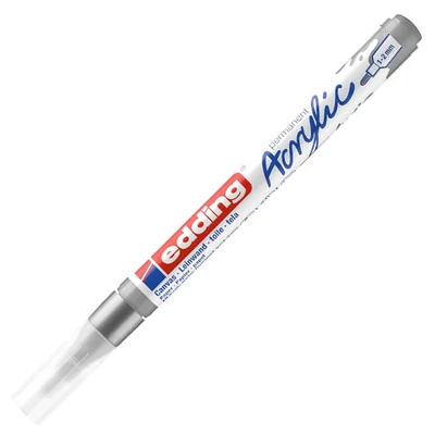 edding 5300 akril marker (filctoll), F (1-2 mm) - 923, rich silver