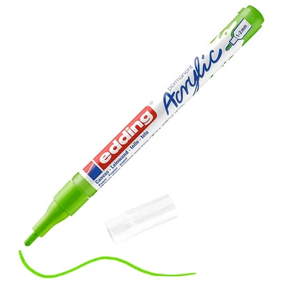 edding 5300 akril marker (filctoll), F (1-2 mm) - 927, yellow green