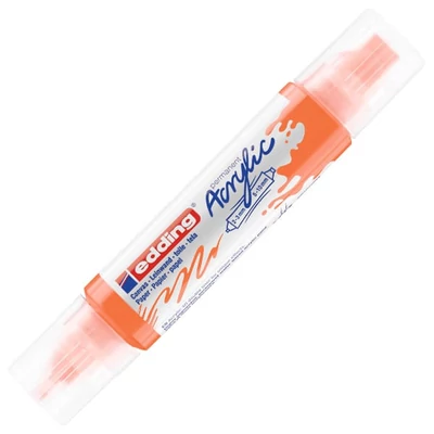 edding 5400 3D Double liner kétvégű akril festőtoll - 066, neon orange