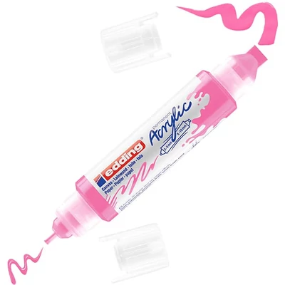 edding 5400 3D Double liner kétvégű akril festőtoll - 069, neon pink