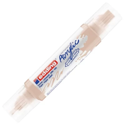 edding 5400 3D Double liner kétvégű akril festőtoll - 255, warm beige